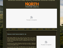 Tablet Screenshot of northtourismindia.com